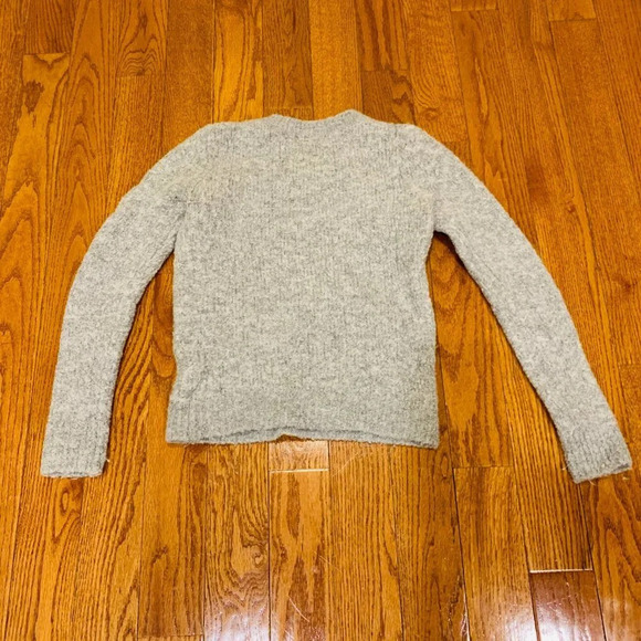 Banana Republic Sweater Wool Alpaca Gray Size Small - Picture 8 of 16